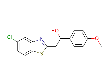 2-(5-chloro-benzothiazol-2-yl)-1-(4-methoxy-phenyl)-ethanol