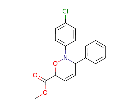 2-(4-chloro-phenyl)-3-phenyl-3,6-dihydro-2<i>H</i>-[1,2]oxazine-6-carboxylic acid methyl ester