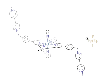 {(4'-(p-(1-methyl-4,4'-bipyridinium-1'-yl)methylphenyl)-2,2':6',2''-terpyridine)2ruthenium}(PF<sub>6</sub>)6