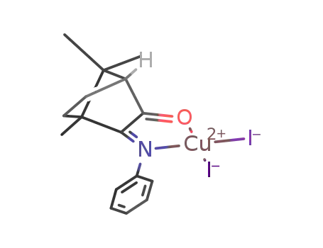 CuI<sub>2</sub>[2-N-(phenyl)-dl-camphorquinoneimine]