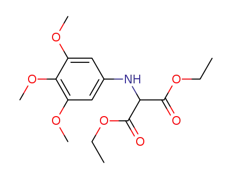 Molecular Structure of 855659-85-7 ((3,4,5-trimethoxy-anilino)-malonic acid diethyl ester)