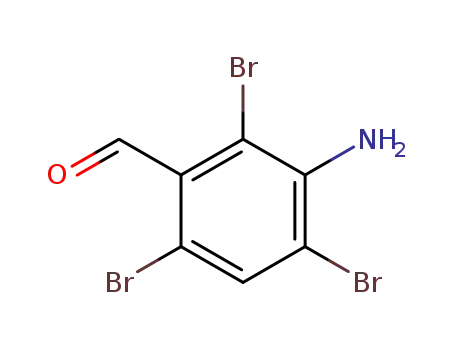 3-amino-2,4,6-tribromo-benzaldehyde