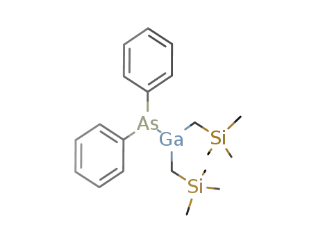 (C<sub>6</sub>H<sub>5</sub>)2AsGa(CH<sub>2</sub>Si(CH<sub>3</sub>)3)2