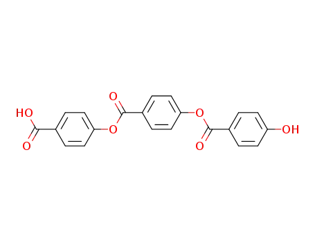 Molecular Structure of 104880-73-1 (Benzoic acid, 4-[(4-hydroxybenzoyl)oxy]-, 4-carboxyphenyl ester)