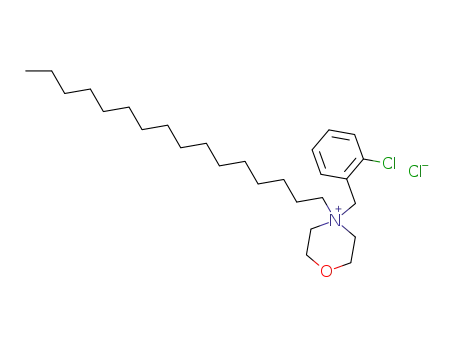 4-(2-chloro-benzyl)-4-hexadecyl-morpholinium; chloride