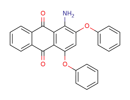 Molecular Structure of 53773-31-2 (9,10-Anthracenedione, 1-amino-2,4-diphenoxy-)