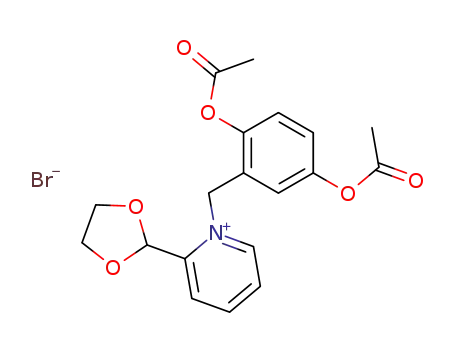 1-(2,5-diacetoxy-benzyl)-2-[1,3]dioxolan-2-yl-pyridinium; bromide