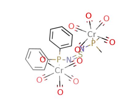 (CO)5Cr(P(CH<sub>3</sub>)2NSN(C<sub>6</sub>H<sub>5</sub>)2P)Cr(CO)5