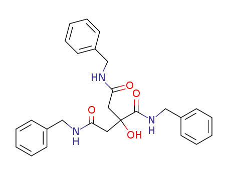 Molecular Structure of 38116-04-0 (citric acid tris-benzylamide)