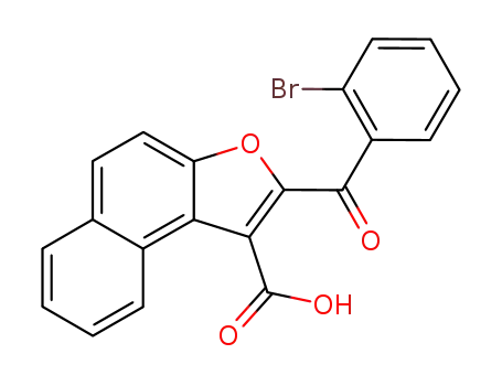 2-(2-bromo-benzoyl)-naphtho[2,1-<i>b</i>]furan-1-carboxylic acid