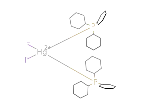 HgI<sub>2</sub>(P(C<sub>6</sub>H<sub>11</sub>)3)2
