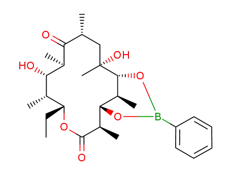 <i>O</i><sup>3</sup>,<i>O</i><sup>5</sup>-phenylboranediyl-12-deoxy-erythronolide-<i>A</i>