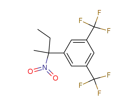 Molecular Structure of 65253-34-1 (Benzene, 1-(1-methyl-1-nitropropyl)-3,5-bis(trifluoromethyl)-)