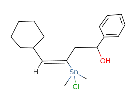 (cyclohexyl)CHC(Sn(CH<sub>3</sub>)2Cl)CH<sub>2</sub>CH(OH)C<sub>6</sub>H<sub>5</sub>