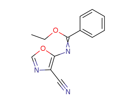 <i>N</i>-(4-cyano-oxazol-5-yl)-benzimidic acid ethyl ester