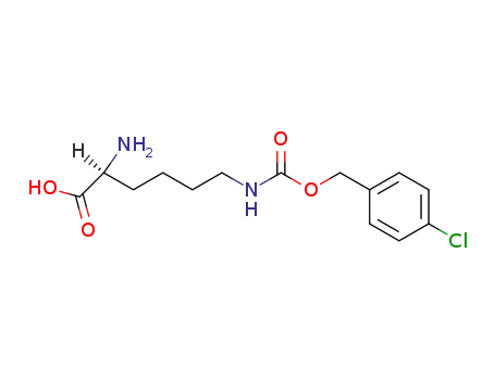 Molecular Structure of 21622-84-4 (N<sup>ε</sup>-(4-Chlorbenzyloxycarbonyl)-L-lysin)