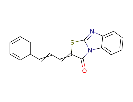 Molecular Structure of 41777-02-0 (2-(3-phenyl-allylidene)-benzo[4,5]imidazo[2,1-<i>b</i>]thiazol-3-one)