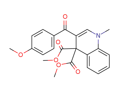 dimethyl 3-(4-methoxybenzoyl)-1-methylquinoline-4,4(1H)-dicarboxylate