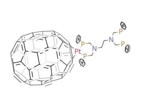 [(η2-C60Pt)(N,N,N',N'-tetra(diphenylphosphanylmethyl)ethylene diamine)]