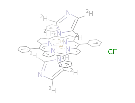 [(5,10,15,20-tetraphenylchlorin<sup>(2-)</sup>)Fe(imidazole-d4)2]Cl