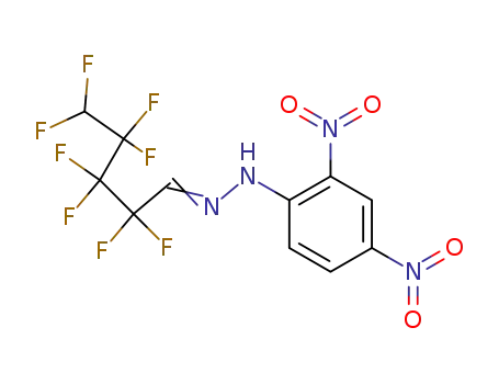 2.4-Dinitro-phenylhydrazon des ω-Hydro-perfluor-pentanals