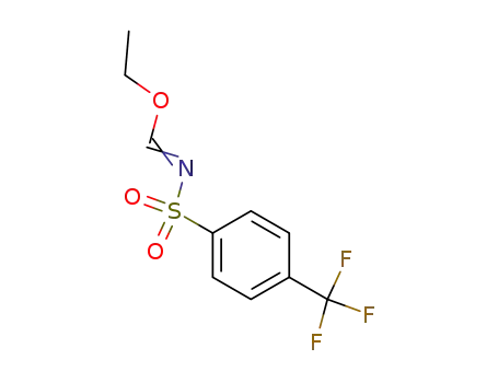Molecular Structure of 2992-34-9 (N-Ethoxymethylen-α,α,α-trifluor-p-toluolsulfonamid)