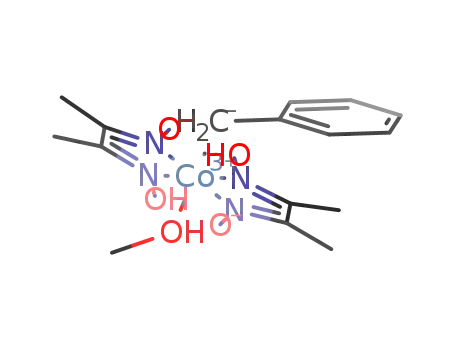 trans-[Co(dimethylglyoximate)2(CH<sub>2</sub>Ph)(MeOH)]