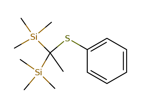 [1-(Phenylsulfanyl)ethane-1,1-diyl]bis(trimethylsilane)