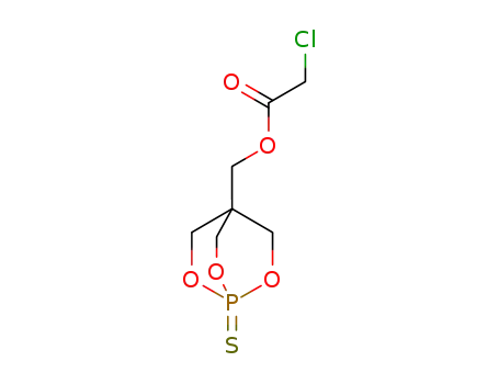 4-(Chloracetoxy-methyl)-1-phospha-2,6,7-trioxabicyclo<2.2.2>octan-1-sulfid