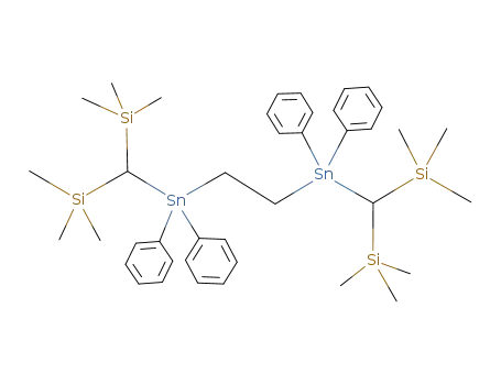 1,2-bis[bis(trimethylsilyl)methyldiphenylstannyl]ethane