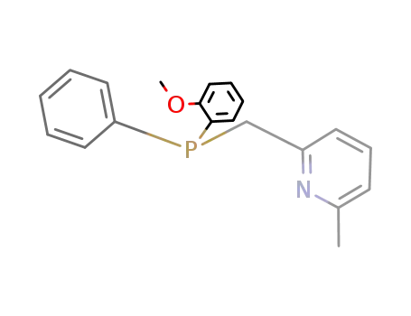 Pyridine, 2-[[(2-methoxyphenyl)phenylphosphino]methyl]-6-methyl-, (S)-