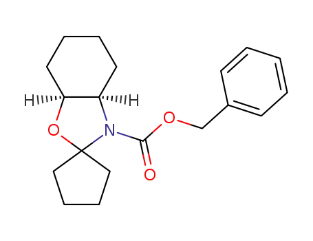 hexahydro-spiro[benzooxazole-2,1'-cyclopentane]-3-carboxylic acid benzyl ester