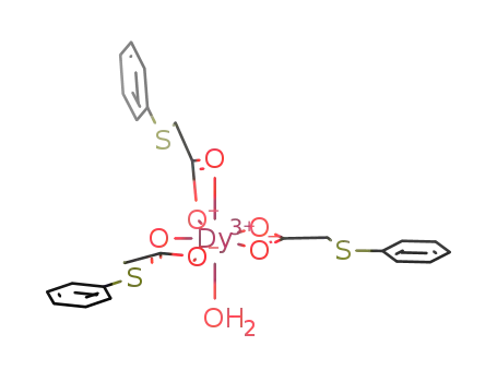 [(phenylthioacetate)3Dy(III)(H<sub>2</sub>O)]