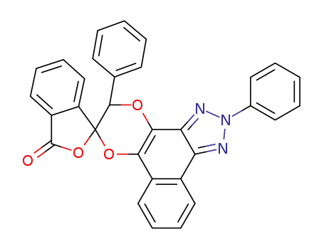 2,5-diphenyl-2<i>H</i>-spiro[[1,4]dioxino[2',3':3,4]naphtho[1,2-<i>d</i>][1,2,3]triazole-6,1'-isobenzofuran]-3'-one