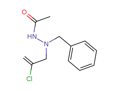 Molecular Structure of 7696-79-9 (Aceticacid, 2-(2-chloro-2-propen-1-yl)-2-(phenylmethyl)hydrazide)