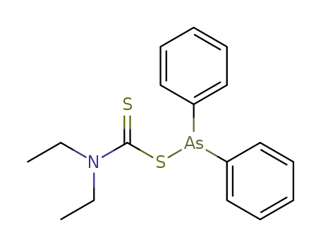 Molecular Structure of 36392-57-1 (diethylthiocarbamic acid diphenylarsinous acid-thioanhydride)