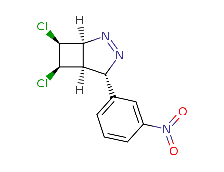 (1S,4S,5R,6R,7S)-6,7-Dichloro-4-(3-nitro-phenyl)-2,3-diaza-bicyclo[3.2.0]hept-2-ene