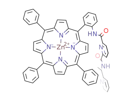 (C<sub>4</sub>H<sub>2</sub>NC(C<sub>6</sub>H<sub>5</sub>))3C<sub>4</sub>H<sub>2</sub>NC(C<sub>6</sub>H<sub>4</sub>NHC(O)C<sub>5</sub>H<sub>3</sub>NC(O)NHCH(CH<sub>3</sub>)C<sub>5</sub>H<sub>4</sub>N)Zn