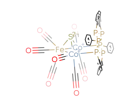 [Co2Fe(μ3-S)(.mu-cyclo-(PhP)6)(CO)7]