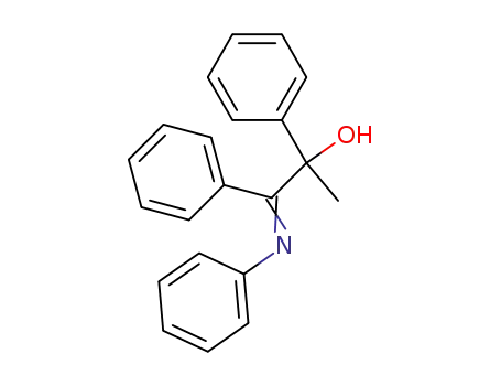 Molecular Structure of 60036-63-7 ((+/-)-2-hydroxy-1.2-diphenyl-propanone-<sup>(1)</sup>-phenylimine)