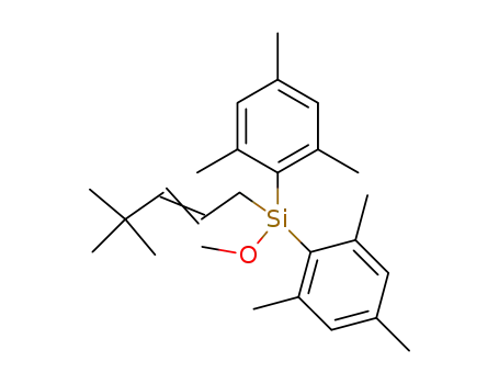 1-(dimesitylmethoxysilyl)-4,4-dimethyl-2-pentene