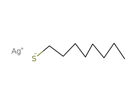 Molecular Structure of 4081-38-3 (1-Octanethiol, silver(1+) salt)