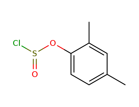 Molecular Structure of 61268-30-2 (Chlorosulfurous acid, 2,4-dimethylphenyl ester)