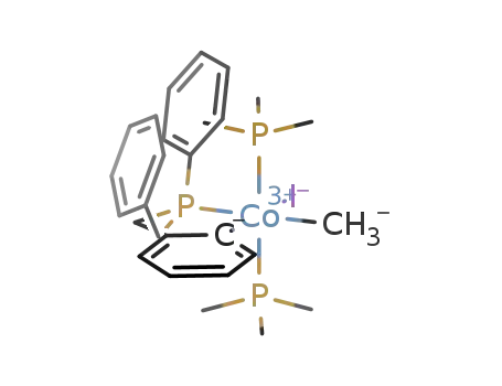 [Co(CH<sub>3</sub>)I(C<sub>6</sub>H<sub>4</sub>CH<sub>2</sub>P(C<sub>6</sub>H<sub>5</sub>)CH<sub>2</sub>C<sub>6</sub>H<sub>5</sub>)(P(CH<sub>3</sub>)3)2]