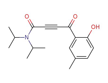 2-Butynamide,
4-(2-hydroxy-5-methylphenyl)-N,N-bis(1-methylethyl)-4-oxo-