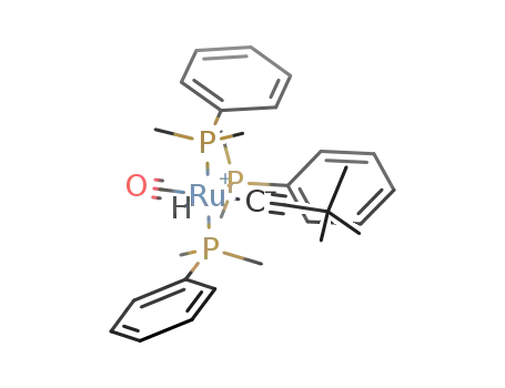 [Ru(CO)(dimethylphenylphosphine)3(CCCMe<sub>3</sub>)H]
