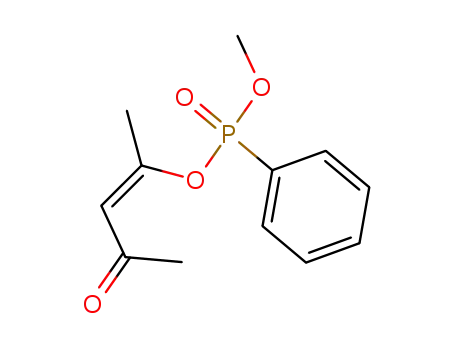 Phosphonic acid, phenyl-, methyl 1-methyl-3-oxo-1-butenyl ester, (E)-