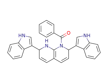 [2,7-Bis-(1H-indol-3-yl)-7,8-dihydro-2H-[1,8]naphthyridin-1-yl]-phenyl-methanone