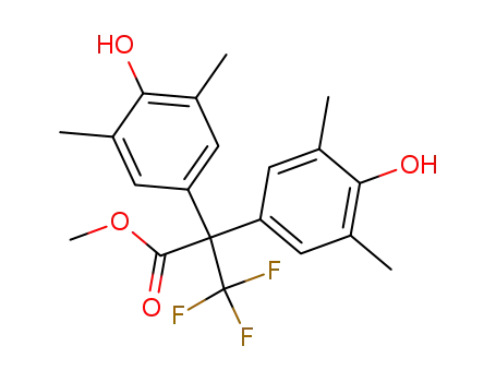 α,α-Bis(3,5-dimethyl-4-hydroxyphenyl)trifluoropropionic acid methyl ester
