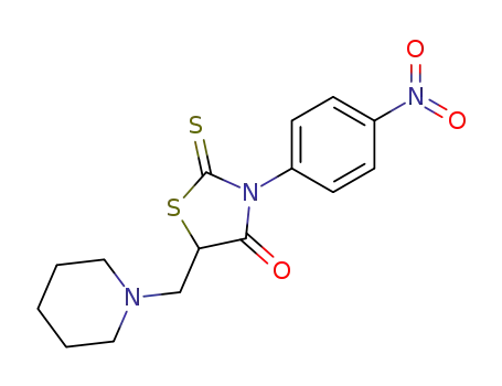 3-(4-Nitro-phenyl)-5-piperidin-1-ylmethyl-2-thioxo-thiazolidin-4-one